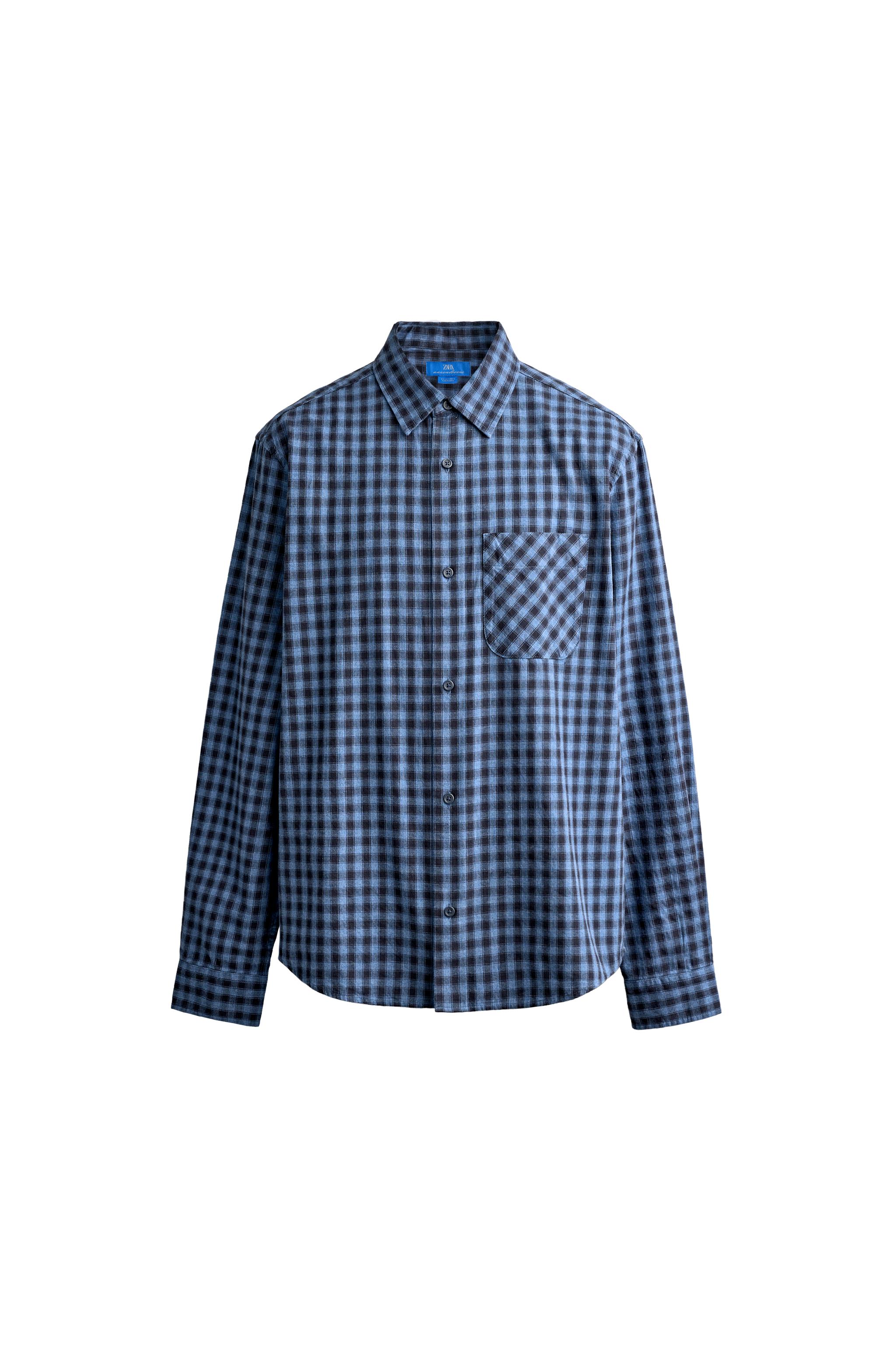 AARON LEVINE X ZARA CHECKED TWILL SHIRT